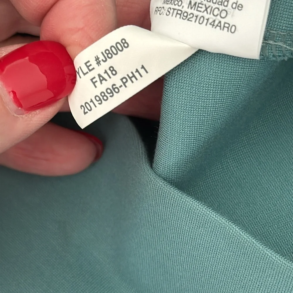 NWOT J.Crew 365 12 J8008 Mock Neck Sheath Midi Stretch Ponte Dress